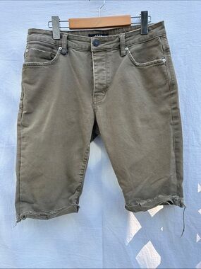 Neuw Olive Jean Denim Shorts